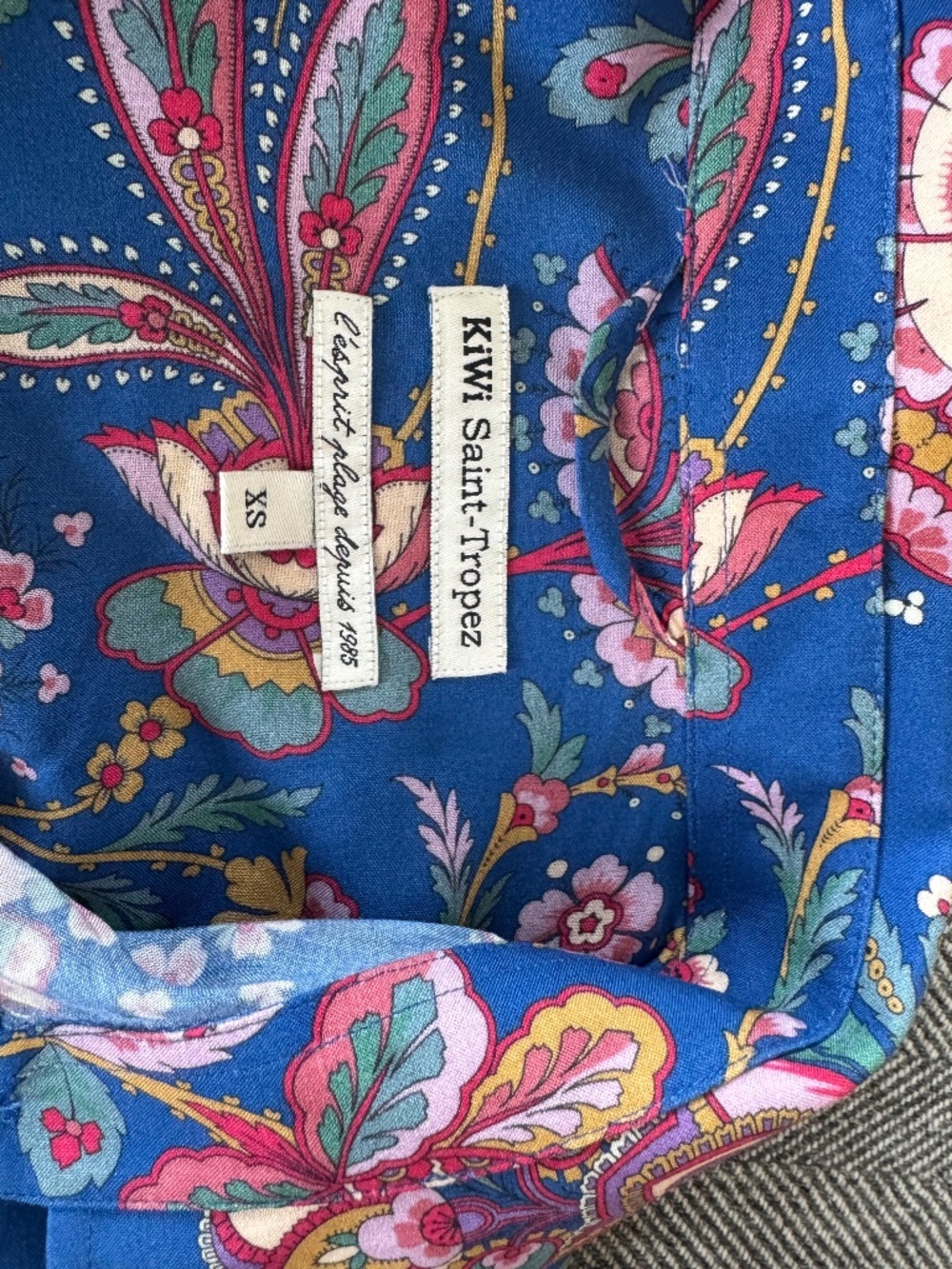 NWOT, DARLING KIWI OF ST TROPEZ, LIBERTY OF LONDON SHIRTDRESS/COVERUP
